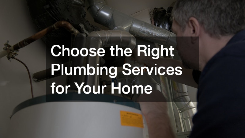 Choose the Right Plumbing Services for Your Home